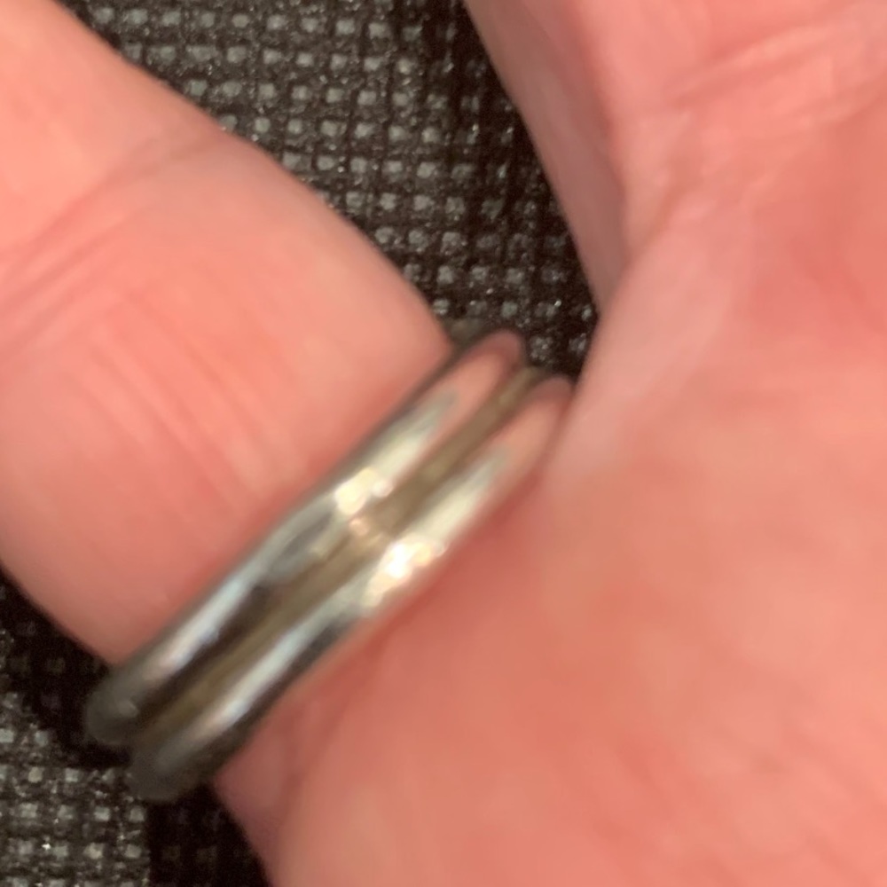 Sterling Silver Double Banded Ring - image 5